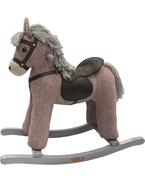 Tryco Baby Cavallo a Dondolo - Rosa - con Suoni Realistici - dai 36 Mesi Cavalcabili