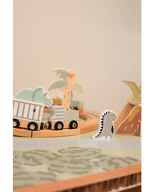 Tryco Baby Estensione per Pista Trenino - Dinosauri Macchine e Trenini  in Legno