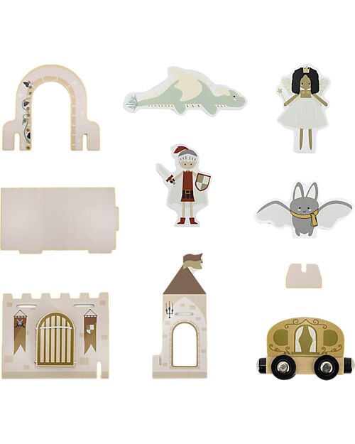 Tryco Baby Estensione per Pista Trenino - Fantasy - 2+ Anni Macchine e Trenini  in Legno