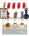 Tryco Baby Gelateria Giocattolo in Legno - Colori ad Acqua Atossici - 18+ m Cucine Giocattolo