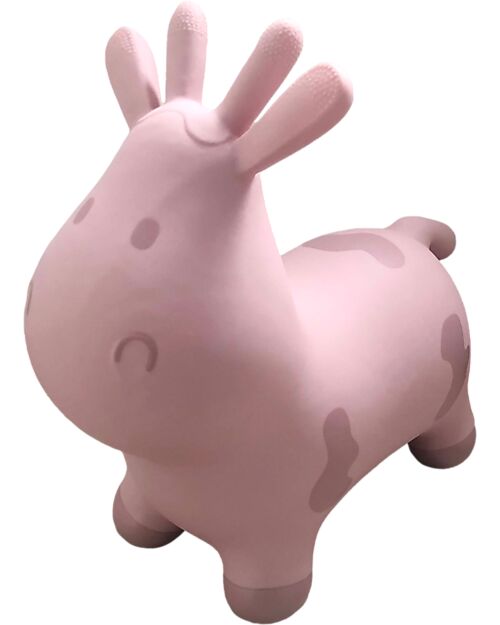 Tryco Baby Gioco Cavalcabile Skippy - Mucca - Rosa - 12+ m Cavalcabili