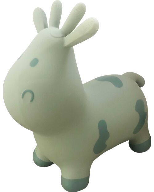 Tryco Baby Gioco Cavalcabile Skippy - Mucca - Stone Green - 12+ m Cavalcabili