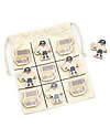 Tryco Baby Gioco Tris in Legno - Pirata - Perfetto da Portare in Viaggio - 3+ Anni Incastri in Legno