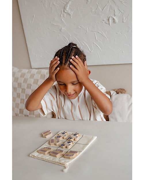 Tryco Baby Gioco Tris in Legno - Pirata - Perfetto da Portare in Viaggio - 3+ Anni Incastri in Legno