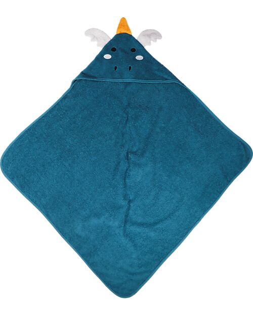Tryco Baby Mantella da Bagno Diego il Drago - 100% Cotone Certificato OEKO-TEX Accappatoi e Asciugamani