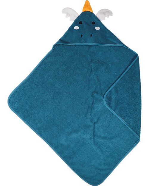 Tryco Baby Mantella da Bagno Diego il Drago - 100% Cotone Certificato OEKO-TEX Accappatoi e Asciugamani