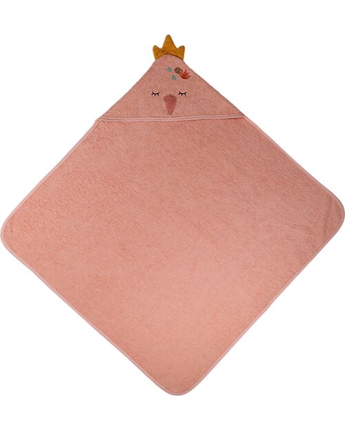 Tryco Baby Mantella da Bagno Ivy il Cigno - 100% Cotone Certificato OEKO-TEX Accappatoi e Asciugamani