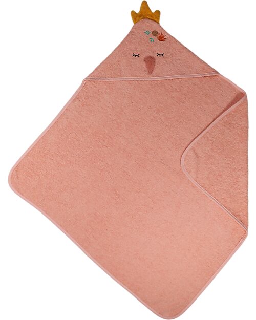 Tryco Baby Mantella da Bagno Ivy il Cigno - 100% Cotone Certificato OEKO-TEX Accappatoi e Asciugamani