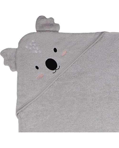 Tryco Baby Mantella da Bagno Kyle il Koala - 100% Cotone Certificato OEKO-TEX Accappatoi e Asciugamani