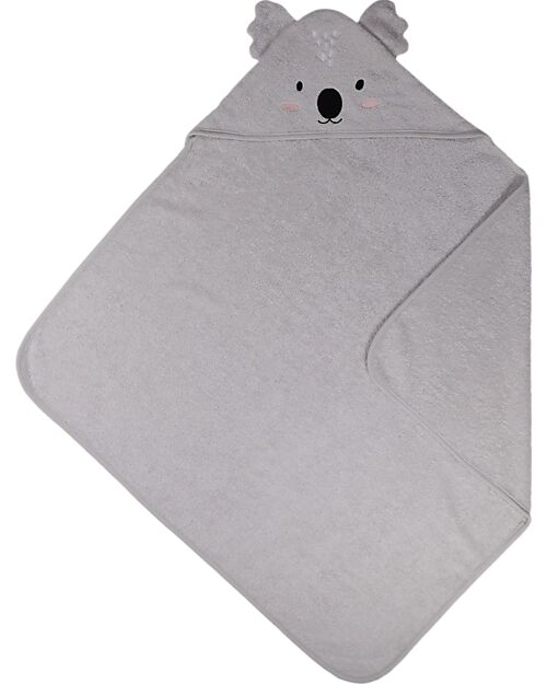 Tryco Baby Mantella da Bagno Kyle il Koala - 100% Cotone Certificato OEKO-TEX Accappatoi e Asciugamani
