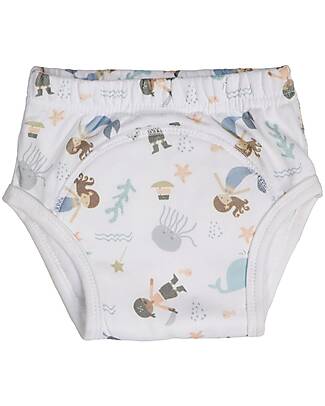Tryco Baby Mutandine Imbottite da Apprendimento - Amici del Mare - Cotone Slip