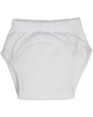 Tryco Baby Mutandine Imbottite da Apprendimento - Bianco - Cotone Slip