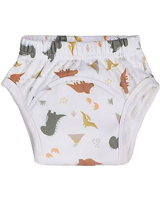 Tryco Baby Mutandine Imbottite da Apprendimento - Dinosauri - Cotone Slip