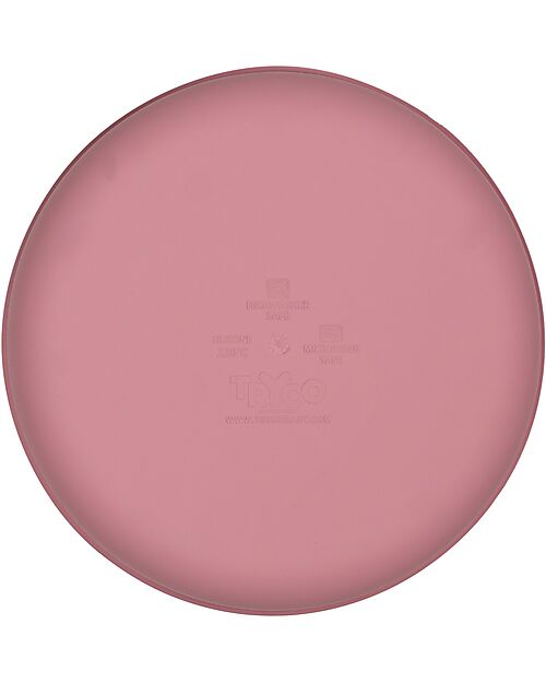 Tryco Baby Piatto in Silicone - Rosa Antico - 100% Sicuro Piatti e Scodelle