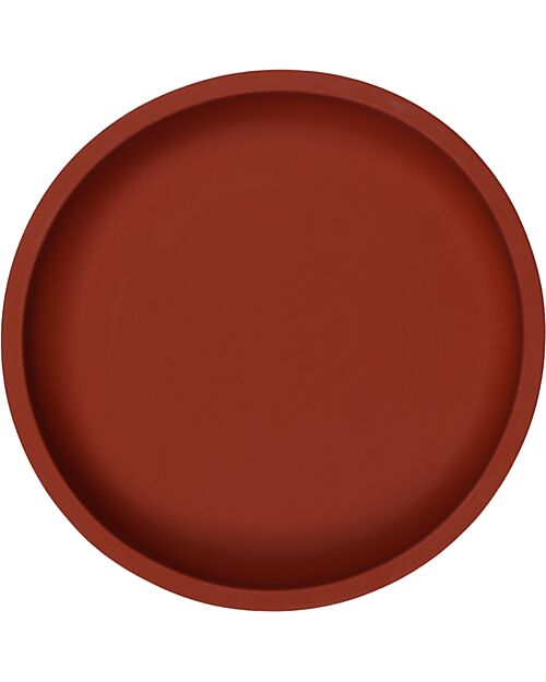 Tryco Baby Piatto in Silicone - Ruggine - 100% Sicuro Piatti e Scodelle