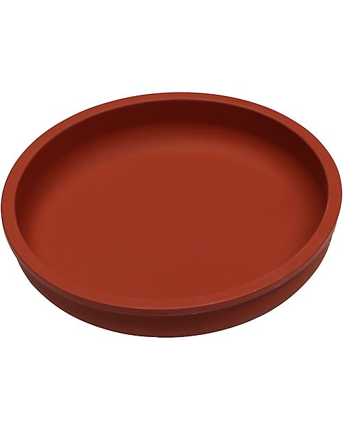 Tryco Baby Piatto in Silicone - Ruggine - 100% Sicuro Piatti e Scodelle