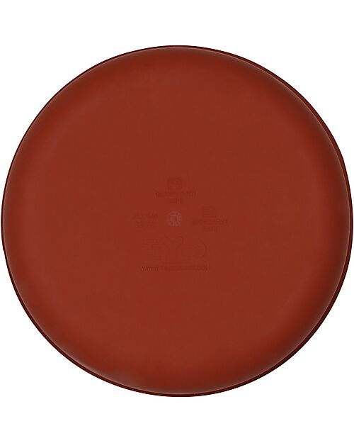 Tryco Baby Piatto in Silicone - Ruggine - 100% Sicuro Piatti e Scodelle