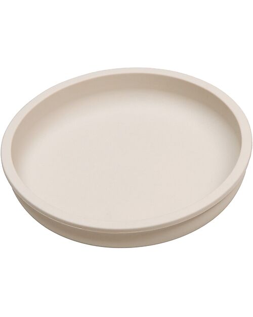 Tryco Baby Piatto in Silicone - Sabbia - 100% Sicuro Piatti e Scodelle