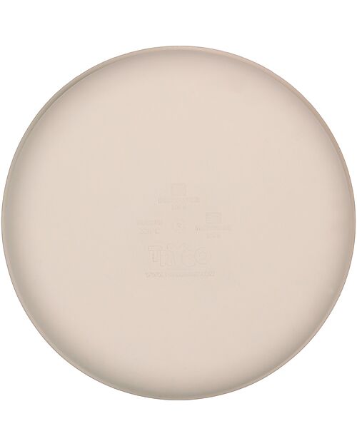 Tryco Baby Piatto in Silicone - Sabbia - 100% Sicuro Piatti e Scodelle