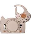 Tryco Baby Piatto in Silicone - Sabbia - 100% Sicuro Piatti e Scodelle