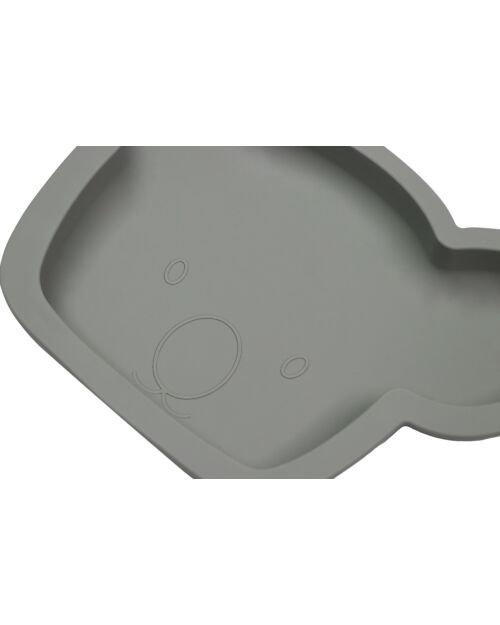 Tryco Baby Piatto Kyle il Koala - Grigio Olivastro - Silicone Piatti e Scodelle