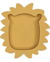 Tryco Baby Piatto Leo il Leone - Miele/Oro - Silicone Piatti e Scodelle