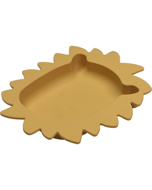 Tryco Baby Piatto Leo il Leone - Miele/Oro - Silicone Piatti e Scodelle
