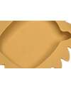 Tryco Baby Piatto Leo il Leone - Miele/Oro - Silicone Piatti e Scodelle