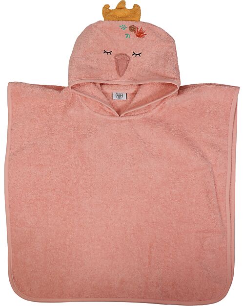 Tryco Baby Poncho Ivy il Cigno - 55x55 cm - 100% Cotone Accappatoi e Asciugamani