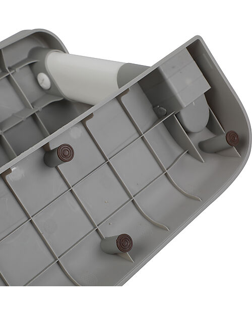 Tryco Baby Riduttore WC con Scaletta - Grigio - Antiscivolo - 34 x 35 x 44 cm Pedane