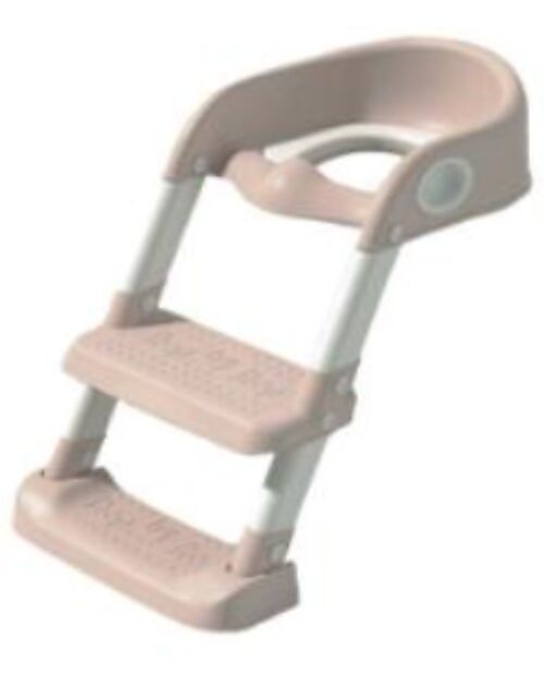 Tryco Baby Riduttore WC con Scaletta - Sabbia - Antiscivolo - 34 x 35 x 44 cm Pedane