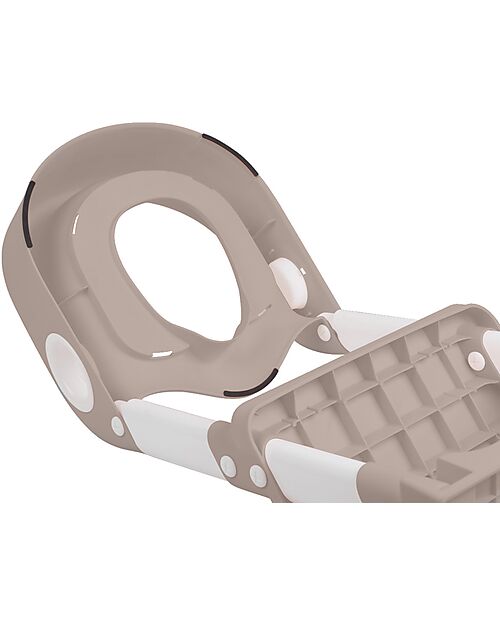 Tryco Baby Riduttore WC con Scaletta - Sabbia - Antiscivolo - 34 x 35 x 44 cm Pedane