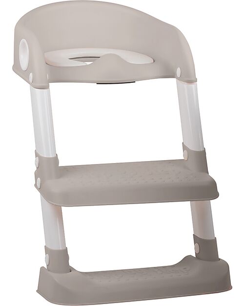 Tryco Baby Riduttore WC con Scaletta - Sabbia - Antiscivolo - 34 x 35 x 44 cm Pedane