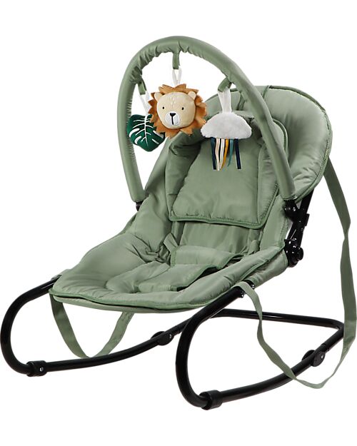 Tryco Baby Sdraietta Neonato Leo il Leone - Verde - Giochi Inclusi! Sdraiette_