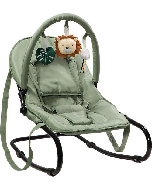 Tryco Baby Sdraietta Neonato Leo il Leone - Verde - Giochi Inclusi! Sdraiette_