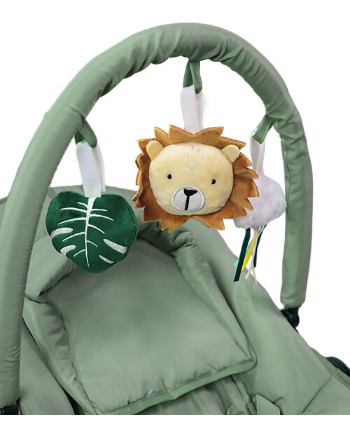 Tryco Baby Sdraietta Neonato Leo il Leone - Verde - Giochi Inclusi! Sdraiette_