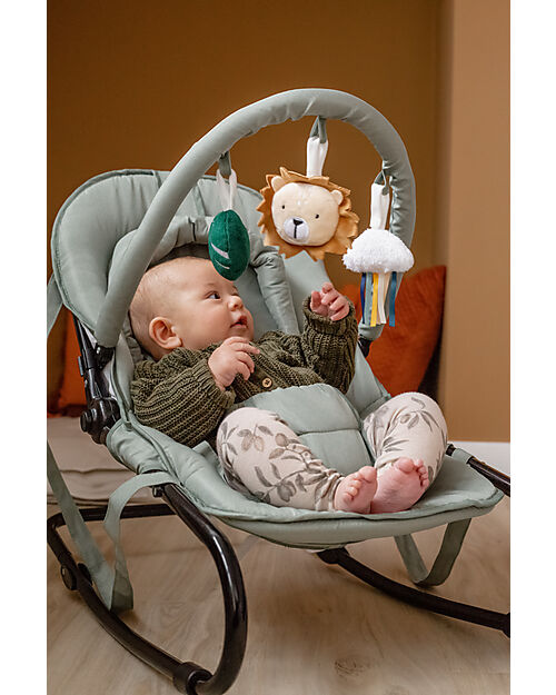 Tryco Baby Sdraietta Neonato Leo il Leone - Verde - Giochi Inclusi! Sdraiette_