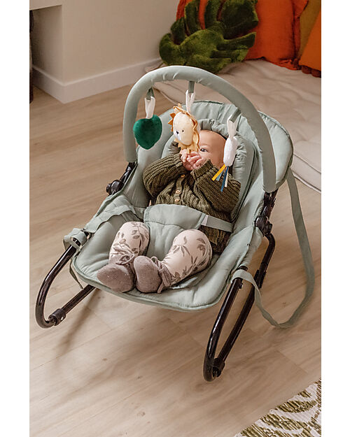 Tryco Baby Sdraietta Neonato Leo il Leone Verde Giochi Inclusi