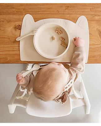 Tryco Baby Set Forchetta e Cucchiaio - Sabbia - Silicone Posate