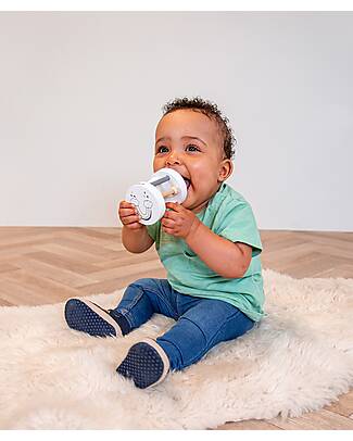 Tryco Baby Sonaglio Rotante in Legno - Colori ad Acqua Atossici - 12+ m Incastri in Legno