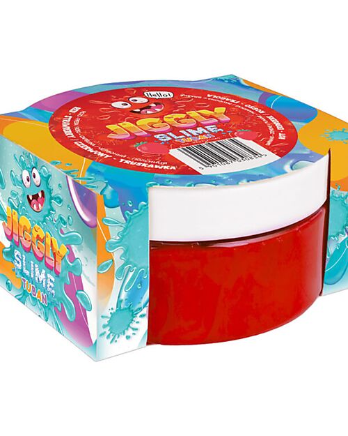 Tuban Jiggly Slime Profumato - Rosso Fragola - 200 gr - 6+ anni Giochi Sensoriali_