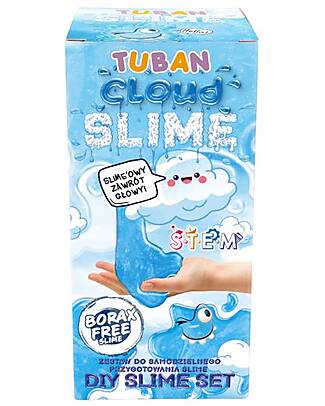 Tuban Kit Slime Fai da Te - Nuvola - con Neve Artificiale - 6+ anni Giochi Sensoriali_