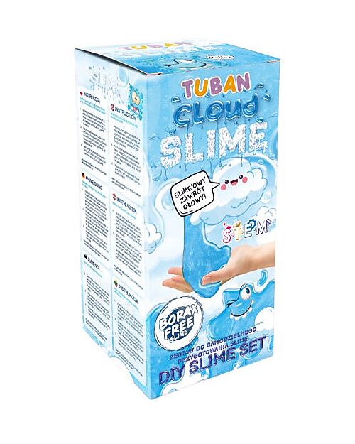Tuban Kit Slime Fai da Te - Nuvola - con Neve Artificiale - 6+ anni Giochi Sensoriali_