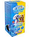 Tuban Sabbia Fluffy Set Blu e Giallo - Multicolor - Sabbia Modellabile - 3+ Giochi Sensoriali_