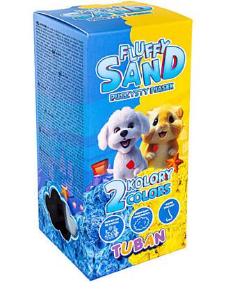 Tuban SET FLUFFY SAND - BLUE & YELLOW 2 x 70 g Sensory Games_