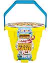 Tuban Set Sabbia Dinamica - 5 Colori con Secchiello e 4 Formine - 1,5 kg - 3+ anni Giochi Sensoriali_