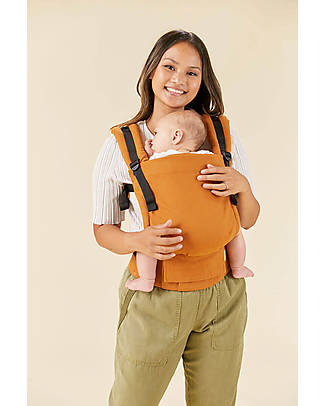 Tula Marsupio Free to Grow - Ambra - Dai 3,2 Kg - in Canapa - Cresce con il Bambino Marsupi