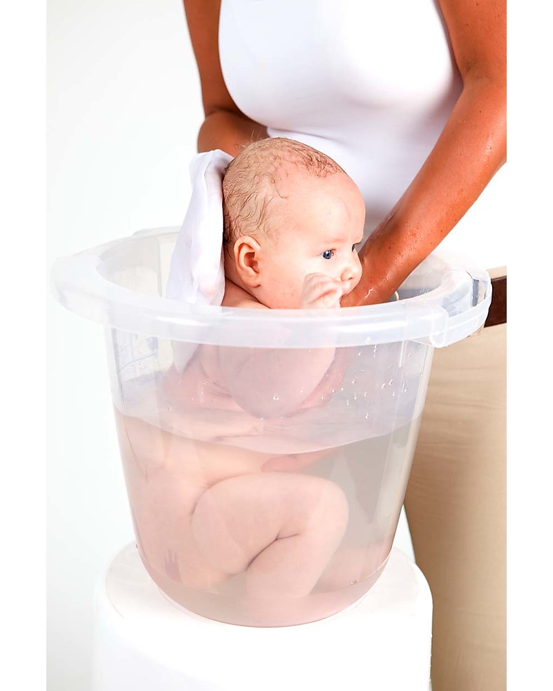 Tummy Tub Vasca bagnetto Tummy Tub® - Blu - Ergonomica e anatomica per  neonati unisex (bambini)