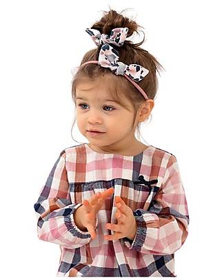 UL&KA Fascia per capelli Knot Baby - Viola lastrico - 100% Cotone Organico Accessori per Capelli