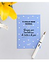 UO* Cartolina di Auguri "Ti voglio bene nonna" - Idea regalo Decorazioni Natalizie